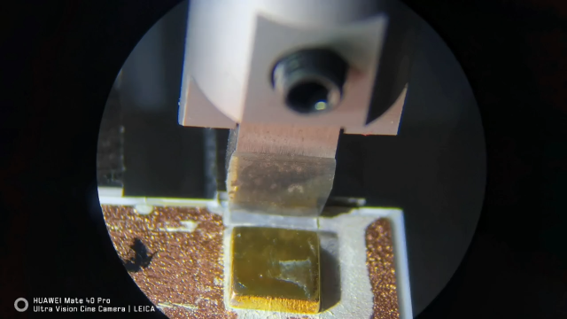 车规级#烧结银AS9386推力实验视频（碳化硅模组用烧结银） #人工智能 