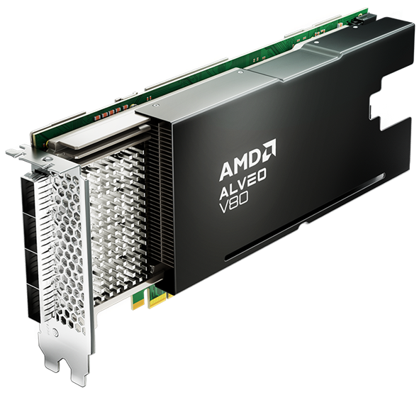 集成32GB HBM2e内存，AMD Alveo V80加速卡助力传感器处理、存储压缩等