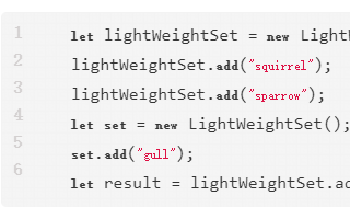 OpenHarmony语言基础类库【@ohos.util.LightWeightSet (非线性容器LightWeightSet)】