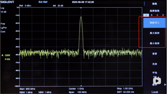 頻譜儀中的跡線與檢波功能