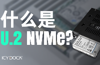 什么是U.2 NVMe？大船U.2 NVMe SSD与ICY DOCK 不可不看的指南推荐