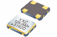 YXC有源石英晶体振荡器，频点25MHz，封装2016，应用于電子煙