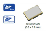 SG5032CAN晶体振荡器适用于单片机应用