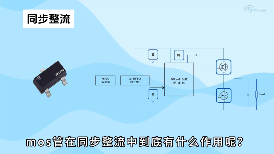 MOS管在同步整流中到底有什么作用？#MOS管#mosfet #电路知识 #电路原理 