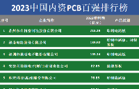2023中国PCB<b class='flag-5'>百强</b>（TOP 100）排行<b class='flag-5'>榜</b>
