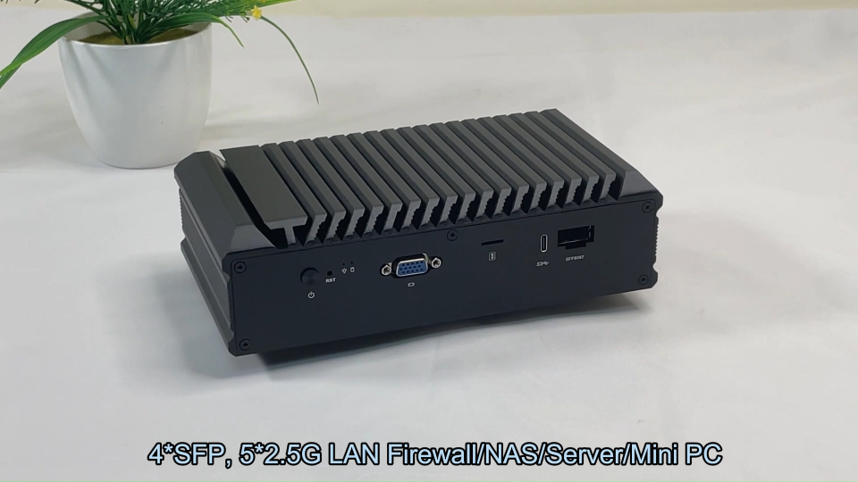 Q20300G9系列4個10G SFP+ 5個Intel I226-V 2.5千兆位防火墻家庭服務器迷