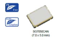 低功耗晶体振荡器SG7050CAN X1G004481003500适用于千兆以太网应用