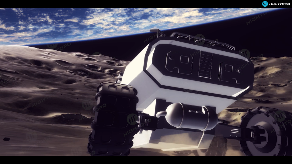 虚拟世界中的真实探测：月球车数字孪生