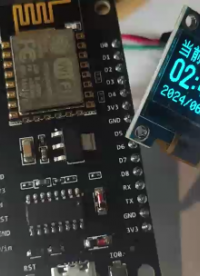 ESP8266网络天气时钟OLED显示