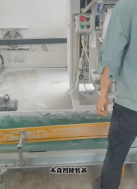 砂漿水泥立柱碼垛機(jī)器人生產(chǎn)線