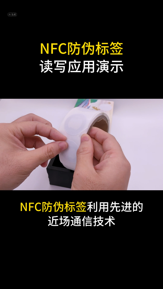 NFC防伪标签读写应用演示  #物联网 #nfc #NFC标签 #防伪标签 