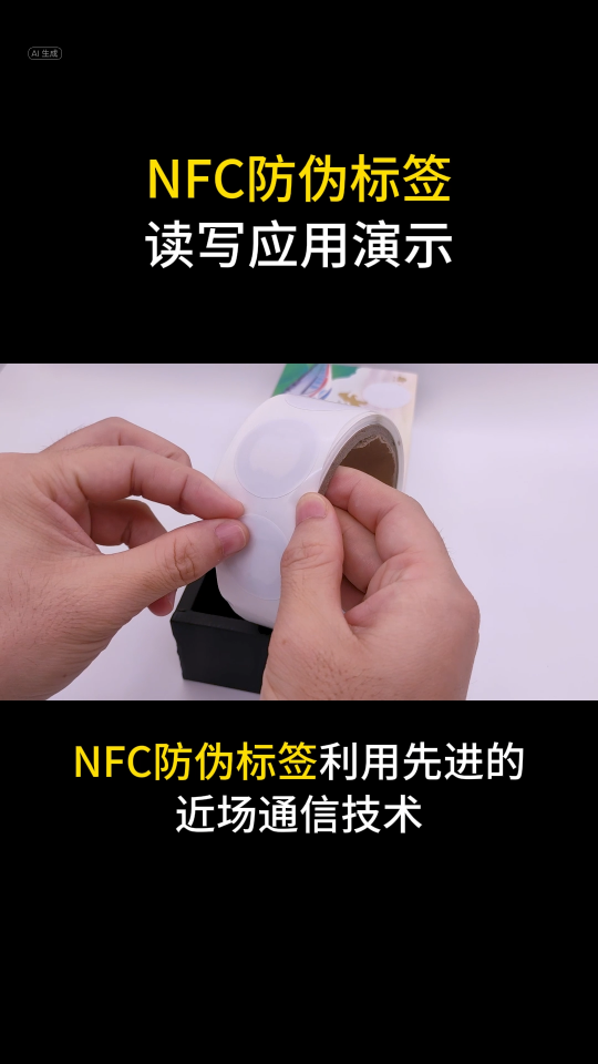 NFC防偽標(biāo)簽讀寫(xiě)應(yīng)用演示  #物聯(lián)網(wǎng) #nfc #NFC標(biāo)簽 #防偽標(biāo)簽 