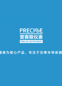 #普賽斯儀表  PRECISE普賽斯儀表LOGO演繹
以源表為核心產品，專注于功率半導體測試！