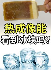 熱成像能不能看見冰塊？長(zhǎng)知識(shí)了！#熱成像 #物理科普 