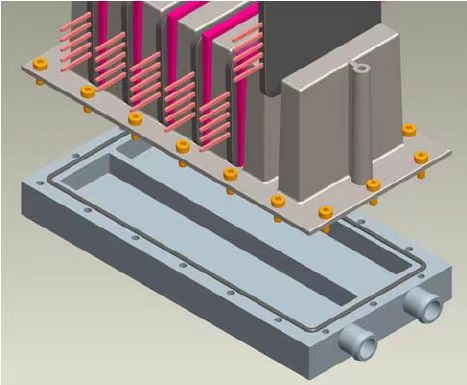 新型水冷电阻设计-双面水冷电阻器