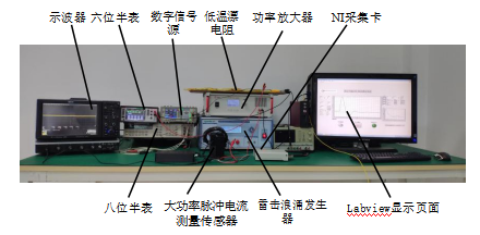 大功率脈沖電流測量系統(tǒng)實(shí)驗(yàn)平臺