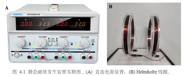 静态磁场发生装置实物图