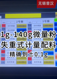 精確到0.1g；0.1g-140g微量失重秤配料#配料秤 #失重秤
 