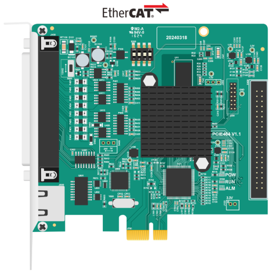 PCIe <b class='flag-5'>EtherCAT</b><b class='flag-5'>實時運動</b><b class='flag-5'>控制卡</b>PCIE464的IO與編碼器讀寫應用