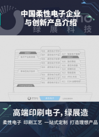 柔性电子技术赋能各行各业，开启全新发展阶段，中国柔性电子行业代表企业绿展科技，持续创新柔性电子技术及应用产品