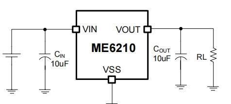 ME6210数据手册：500mA低静态、低压差LDO线性稳压器