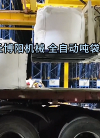 双酚A吨包自动装车机现场 全自动吨包装车系统优势
#装车机
 