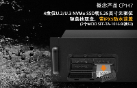 【概念產品 CP147】4盤位 U.2/U.3 NVMe 轉5.25英寸光驅位硬盤抽取盒（2個MCIO SFF-TA-1016 8i接口）