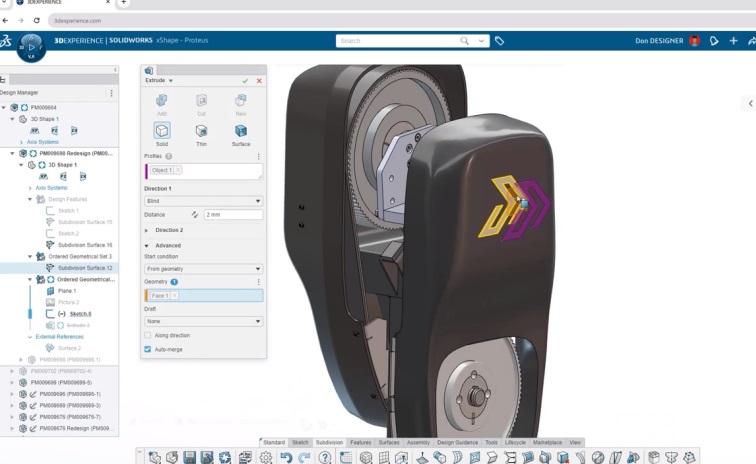 SOLIDWORKS 2025更靈活的零件建模