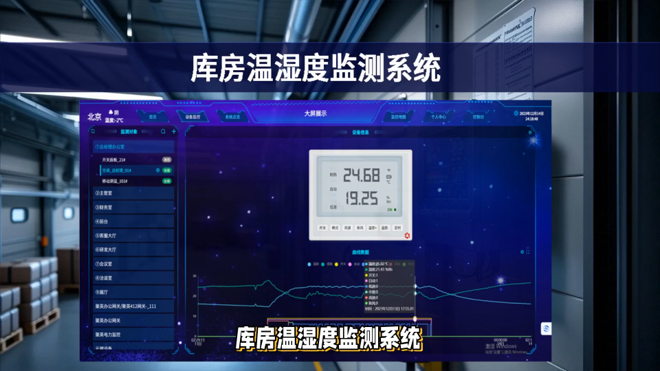 遠程調(diào)控溫濕度，穩(wěn)定庫房倉儲條件 #plc #物聯(lián)網(wǎng) #人工智能 
