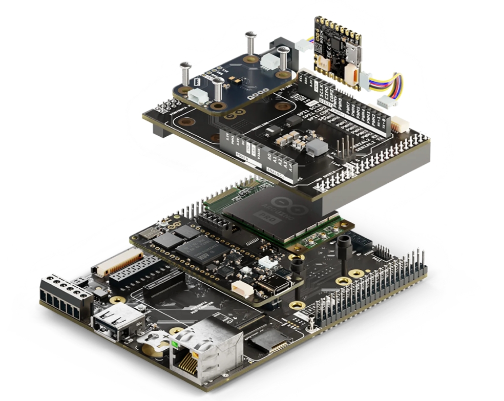 CES 2025上的板卡 Arduino Portenta 原型套件