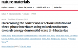 王東海最新Nature Materials:全固態(tài)鋰<b class='flag-5'>硫</b>電池新突破