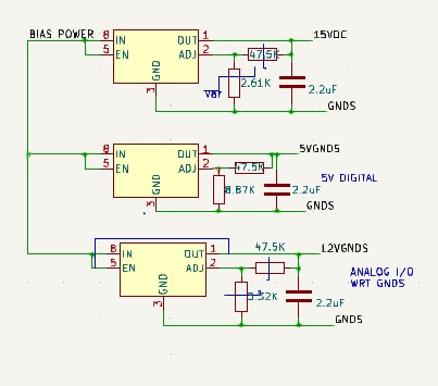 源自 Ganmar Technologies 的 GMR10Dx 的典型膠連電路形式示意圖