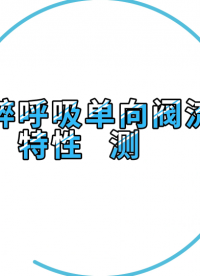 理濤-麻醉呼吸單向閥流量特性測試儀-解說視頻