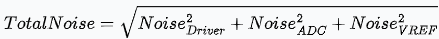 探討電壓基準噪聲對模數<b class='flag-5'>轉換器</b>（ADC）的<b class='flag-5'>有效</b>位數（ENOB）和無噪聲<b class='flag-5'>分辨率</b>的影響