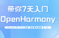 獨家教程揭秘【一】：Purple Pi 帶你7天入門OpenHarmony！