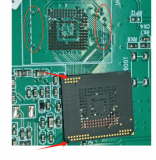 eMCC存儲芯片外面那一圈焊盤有什么用