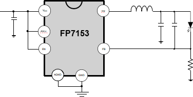 <b class='flag-5'>FP7153</b> 用于白光 LED 的 5V、3A、1.5MHz <b class='flag-5'>降壓</b>型恒流開關穩壓器