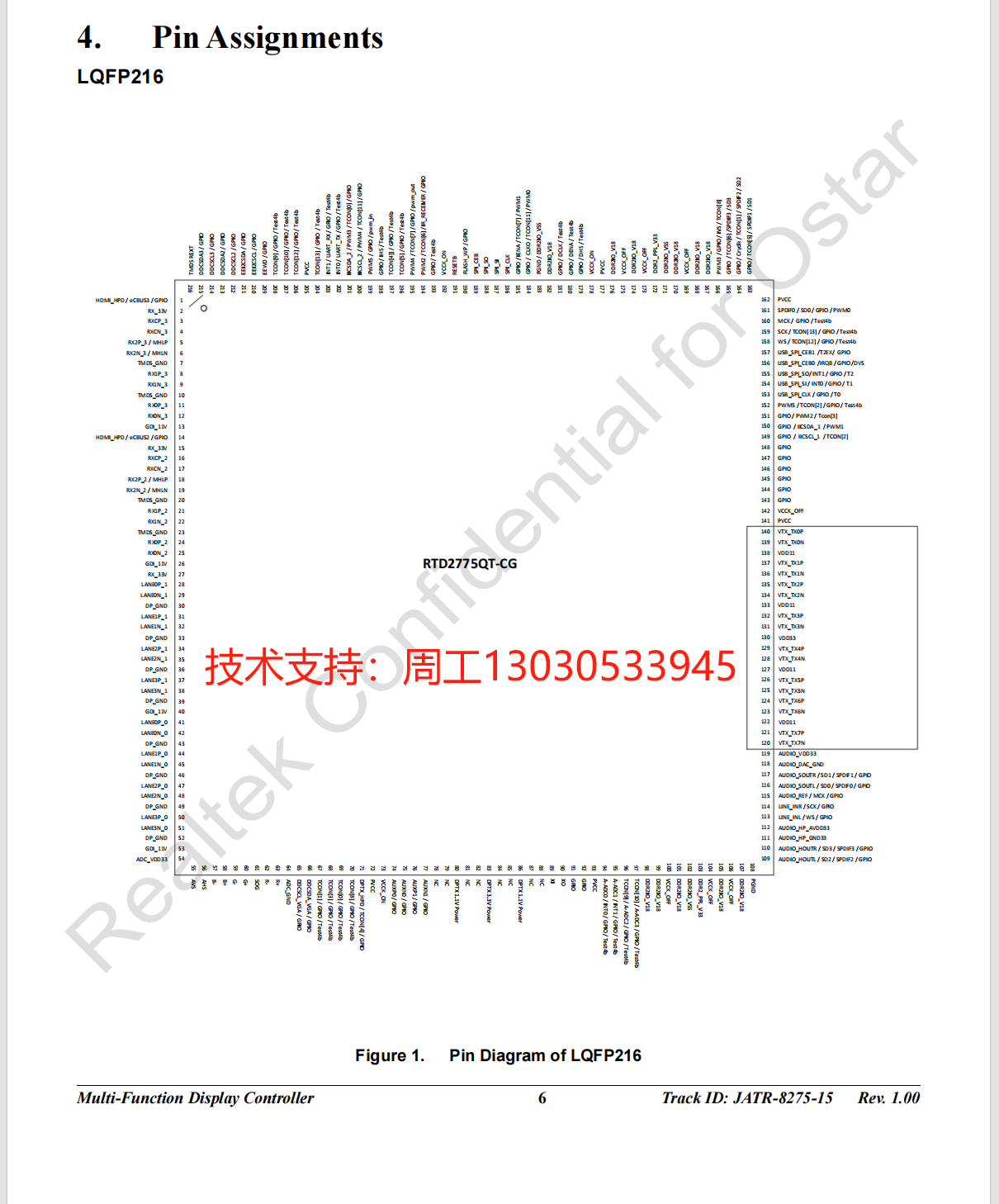 RTD2795QT瑞昱顯示器芯片方案