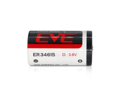 ER34615 14.4V 57000mAh 一次性鋰亞硫酰氯鋰離子電池 物聯網用