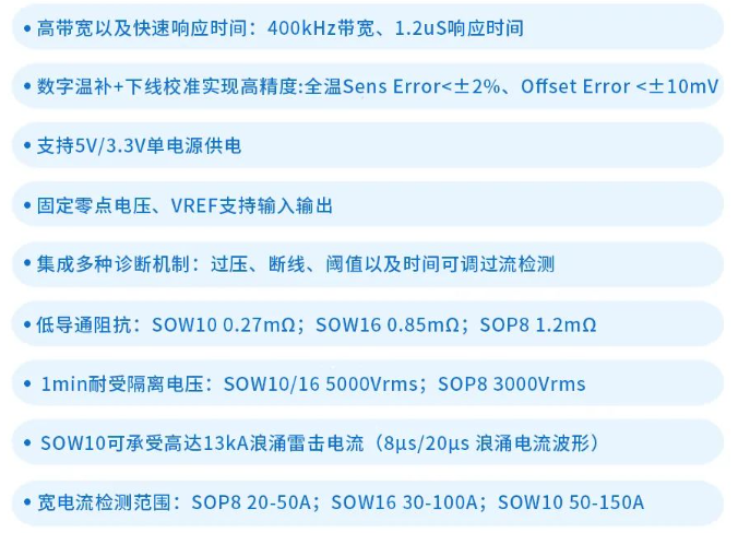 SC4671系列第二代單片式霍爾電流傳感器芯片