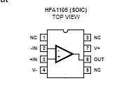 HFA1105 330MHz、低功耗、电流反馈视频运算放大器应用笔记