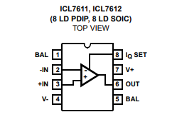 ICL7612 1.4MHz、低功耗CMOS運算放大器應用筆記