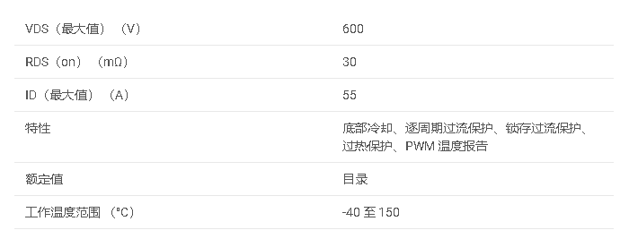 技术资料#LMG3422R030 具有集成驱动器、保护和温度报告的 600V 30mΩ GaN FET