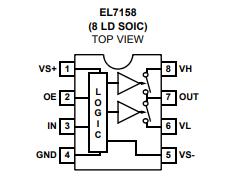 EL7158有效超高電流引腳驅動器應用筆記