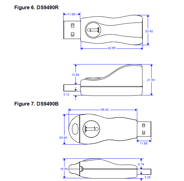 DS9490 USB至<b class='flag-5'>1-Wire</b>/iButton适配器技术手册