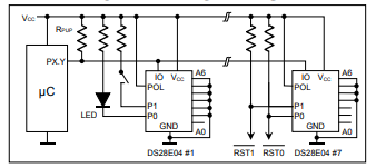 DS28E04-100 4096位、可尋址、<b class='flag-5'>1-Wire</b> EEPROM，帶有PIO技術(shù)手冊(cè)