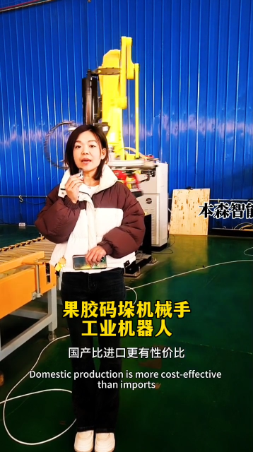 山東本森智能裝備   果膠碼垛機械手工業機器人#碼垛機器人
 