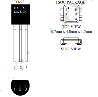 DS2430A 256位<b class='flag-5'>1-Wire</b> EEPROM技術(shù)手冊(cè)