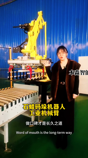 山東本森智能裝備   石蠟碼垛機器人工業機械臂#碼垛機器人
 