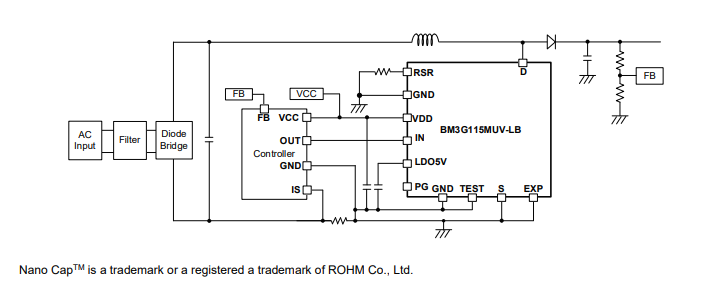 BM3G115MUV-LB 650V GaN HEMT 功率级IC数据手册